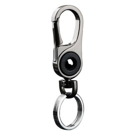 PALAKATE Key Chain for Men, Car Key Chain, Heavy Duty key fob holder with 2 Key Rings, Gunmetal