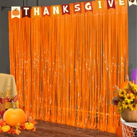 OHOME Fall Decorations for Home -Thanksgiving Backdrop Streamers | Friendsgiving Decor for Indoor Outdoor Outside - Autumn Porch Banner for Door Wall Birthday Party Favors Photo Booth Props,2 Pack