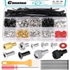Cimeton 293Pcs Computer Screws Assortment Kit Motherboard Standoffs Screw Computer