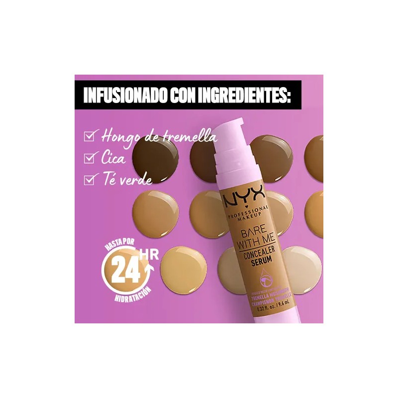 NYX PMU Bare With Me Suero Corrector 9.6ml