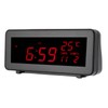 LED Clock Natural Sound Time Date Temperature Display Glowing Digital