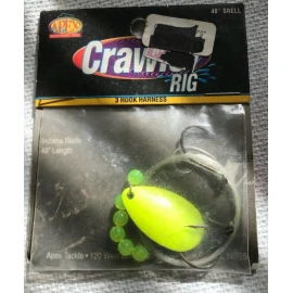 Apex        Crawler  Rig          3 Hook              Chartreuse