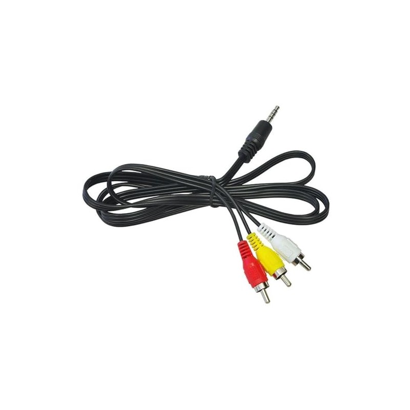 Edision Jack to Audio/Video Adapter Cable 1.2 m for Connection