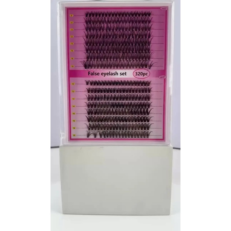 Extensiones De Pestañas Kit Diy 30d+40d 9-18mm Mixtas