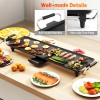 Costway 27" Large Electric Griddle w/ Adjustable Temperature Thermostats and