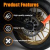 Ziciner Motorcycle Chain Brush, Bike Chain Cleaning Brush with Double-Ended