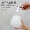 SANEI ウォールソープディスペンサー 吸盤式 シャンプーや液体洗剤用 容量300ml 白 PW1710-W4