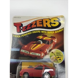 Kenner 1981 T-zzzers Red Revenge T-Stick Powered Racers Sealed