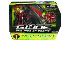G.I. JOE Rise of the Cobra Mantis Attack Craft with Aqua-viper Officer