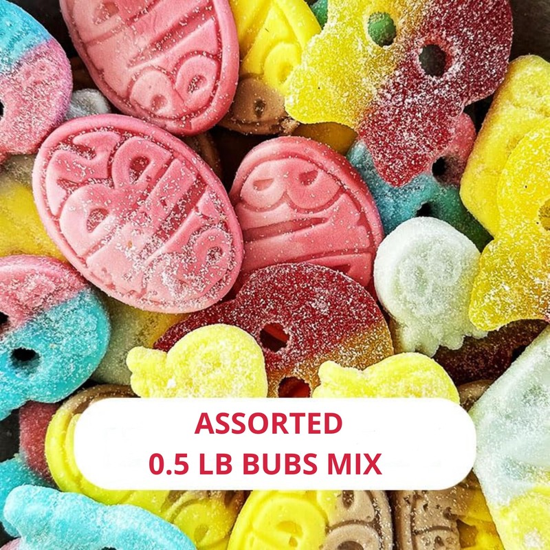 Bubs Swedish Candy Mix - Big Ovals, Skulls, and More