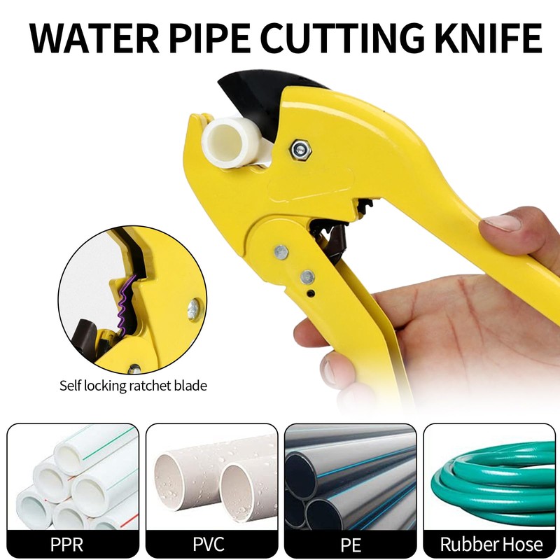 2 PCS Pipe Thread Cutting Tool, 1/2" and 3/4" Integrated