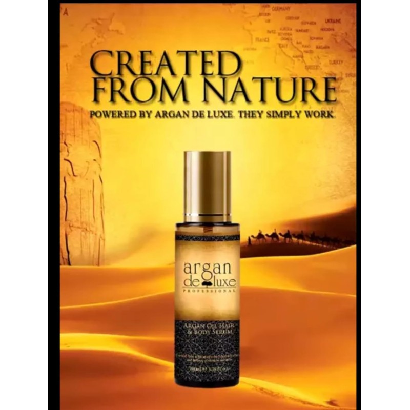 Argan Deluxe Professional Hair Care Set, Argan Oil Serum 50ml