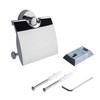 Spirella Sydney WC Paper Roll Holder (Covered) Chrome