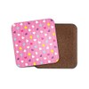 1 x Cute Love Hearts Coaster - Pink Girls Valentines
