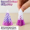 3D Spiral Shape Decorative Figure Geometric Impossible Cone Made of