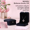 MOOSEA October Birthday Gifts for Mom Grandma Wife, 925 Sterling