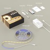 PAUTIX COB LED Strip Light Daylight White 6000K 16.4ft UL