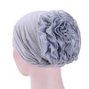 Raylans Women Flower Elastic Turban Beanie Wrap Chemo Cap Hat