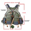 Kylebooker Fly Fishing Vest Pack Adjustable Size for Men and