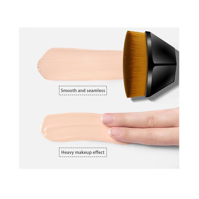 CANUSA Professional Makeup Foundation Brush, Dense Synthetic Bristles, Ergonomic Handle,