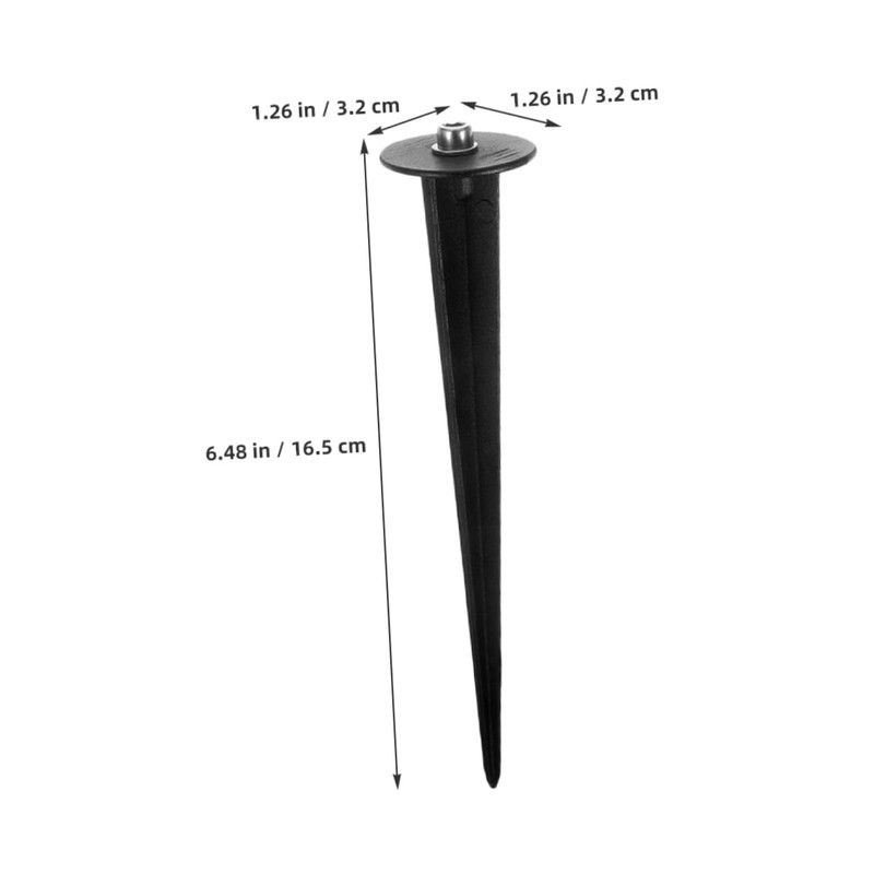 Totority 4Pcs Ground Stakes for Outdoor Lights Durable Replacement Stakes