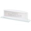 THINGS REMEMBERED Engraved Office Glass and Steel Name Plate (Free