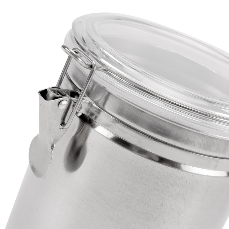 4 Pack Stainless Steel Canister, 66 oz Kitchen Canister Set