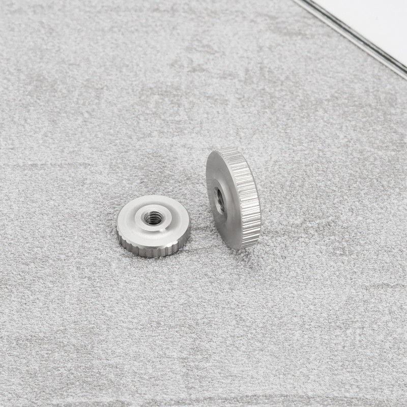 SG Store 10Pcs 304 Stainless Steel Knurled Thumb Nuts M3