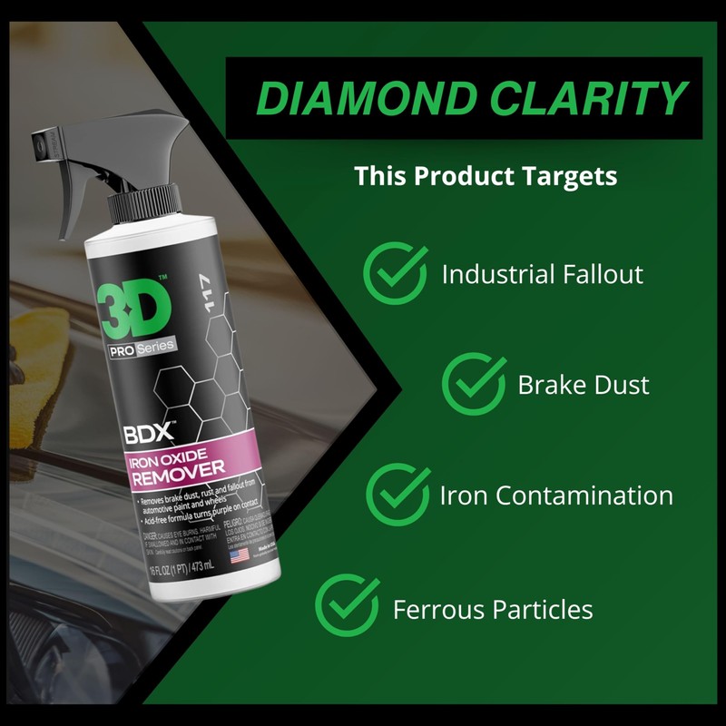 3D BDX Iron Remover – Fast Acting Fallout & Brake