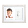 Kate & Milo Rustic Baby Footprint Photo Frame and Ink