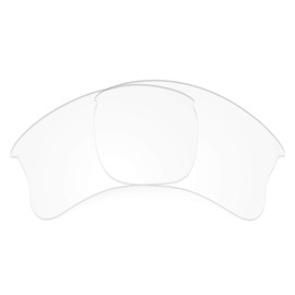 Revant Replacement Lenses for Oakley Flak Jacket XLJ sunglasses, UV Protection, Anti-Scratch and Impact Resistant, Non-Polarized Crystal Clear