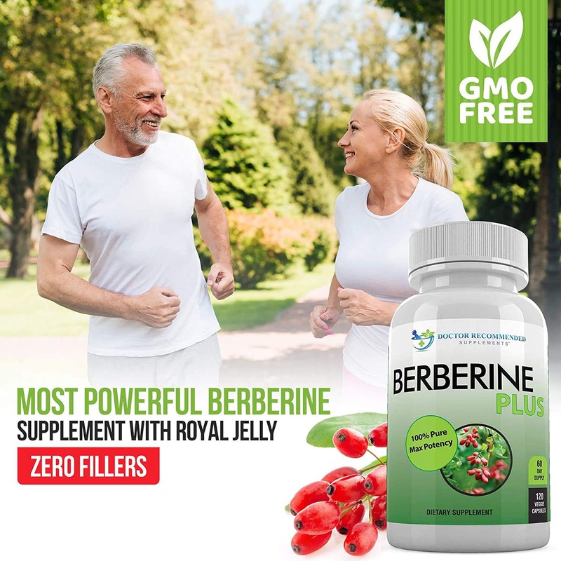 DOCTOR RECOMMENDED SUPPLEMENTS Berberine Plus 1200mg Per Serving - 120