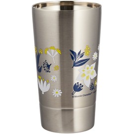 Yamaka Shoten MOOMIN MM3801-855 Stainless Steel Tumbler, Double Layer, Moisturizing, Cold Insulation, 11.8 fl oz (350 ml), Mooming, Scandinavia, Mother's Day, Gift, Tableware, Gift, Wedding Gift, Made