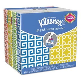 Kleenex® 3-Ply Pocket Packs Facial Tissues (8 Packs) Package May Vary