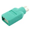 uxcell 1PC USB to PS/2 Adapter, Male PS/2 to USB
