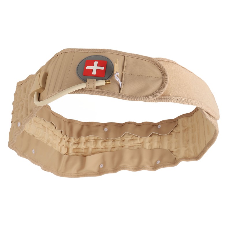 Lumbar Traction Belt Inflatable Reduce Pressure Lower Back Support Brace