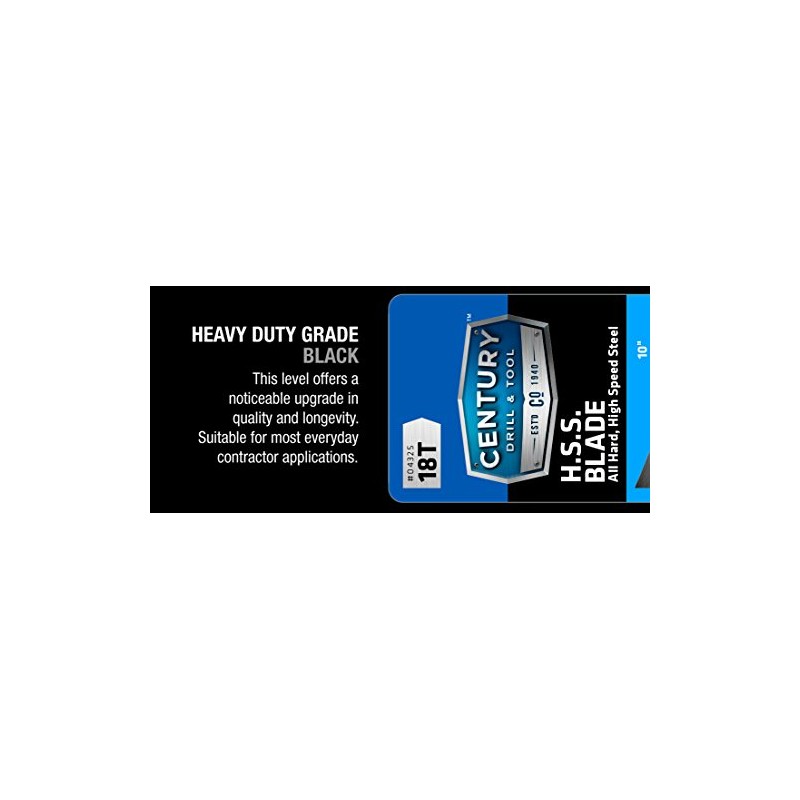 Century Drill & Tool 4326 High Speed Steel Hacksaw Blade,