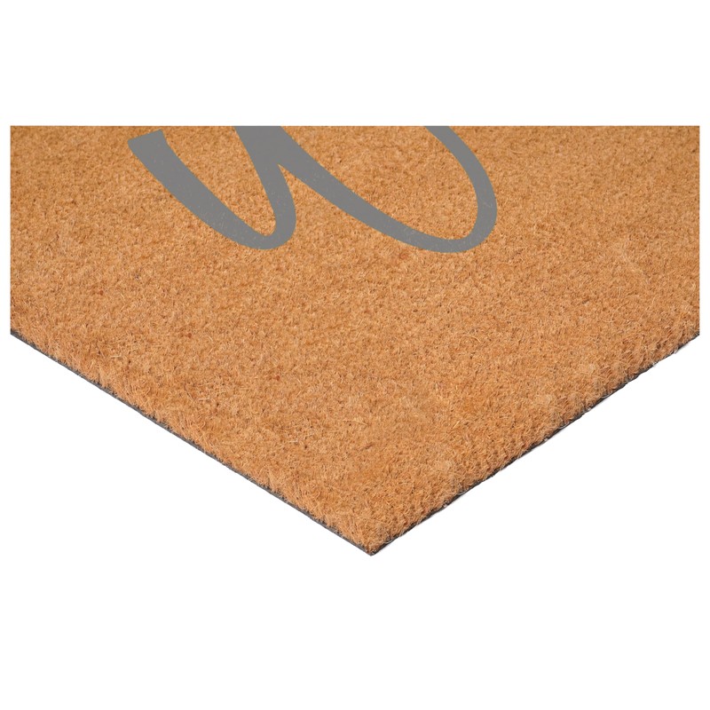Calloway Mills Cursive Welcome Doormat, Grey (17" x 29")
