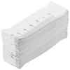 DOITOOL Disposable Paper Measuring Ruler of 100 Pieces for Head