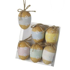 Heaven Sends Wooden Pastel Egg Easter Twig Tree Decorations