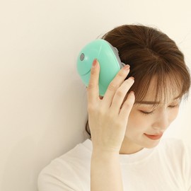 Electric Scalp Massager Cordless Head Massager with 4 Kneading Heads Portable Handheld Head Scratcher Stress Relax for Muscles Back Shoulder Calf