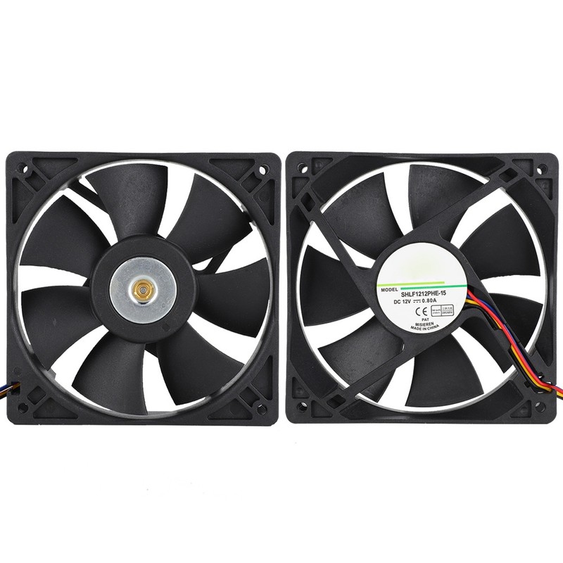 SHLF1212PHE‑15 DC12V 0.8A 12cm 4pin Industrial Cooling Fan 3000 RPM