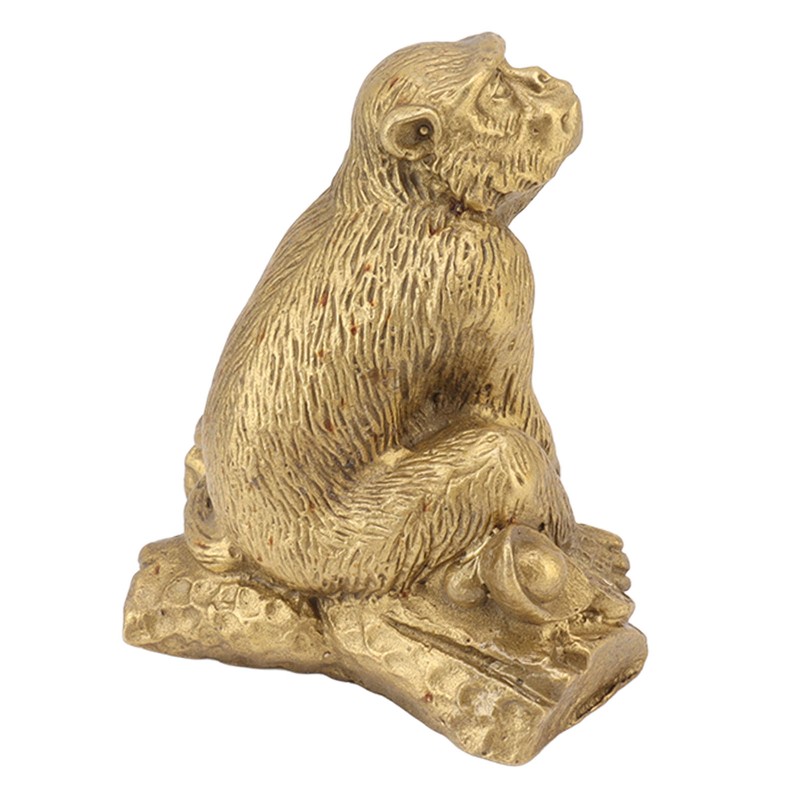 Brass Monkey Statue Chinese Zodiac Handmade Home Decor Collectibles Figurine