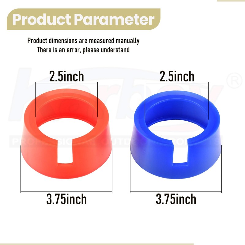 49190 HVAC Gauge Boots Cover for Ye-llow Jacket JB 3-1/8"