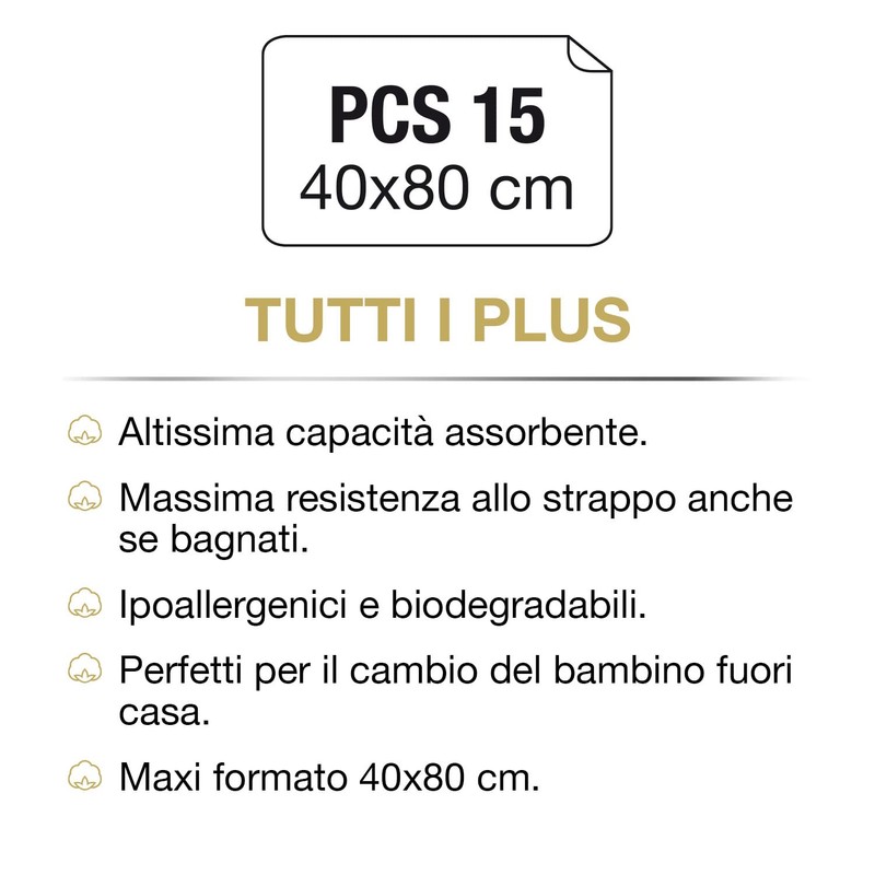 Sanitary Cotton 40 x 80 Pack of 15. Cotton Sound