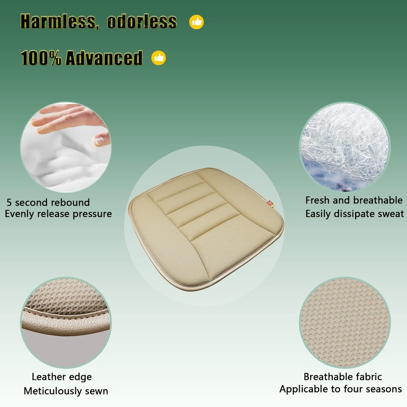 RaoRanDang Car Seat Cushion Pad for Home Use Car Driver
