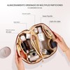 Cosmetiquera,Cosmetiquera De Viaje Con Compartimentos, Bolsa De Maquillaje De Gran
