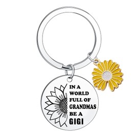 Gigi Keyring Grandma Gifts from Grandson Granddaughter Gigi Gifts for Grandma Birthday Gifts Mother’s Day Gifts for Grandma Best Nana Gift Ideas