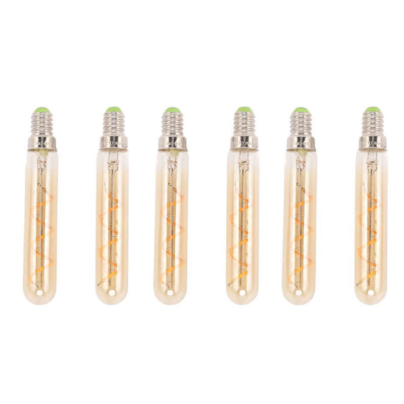 2 PCS E14 LED Light Bulb 3w Golden Tubular Bulb