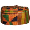 African Inspired Fashions Kente Pattern Kufi Kofi Hat Cap